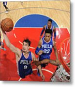 Philadelphia 76ers V La Clippers Metal Print