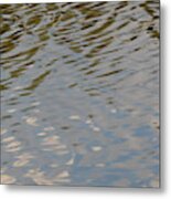 Texture Of Water Ripples On The Surface Of The River #4 Metal Print