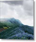 Typical Iceland Landscape With Mountains #4 Metal Print