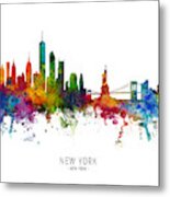 New York Skyline #44 Metal Print