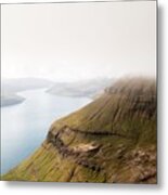 Foggy Mountain Peaks And Clouds #5 Metal Print