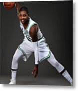 Kyrie Irving Boston Celtics Portraits Metal Print
