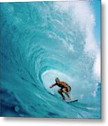 Man Surfing In The Sea #5 Metal Print