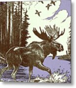 Moose #5 Metal Poster