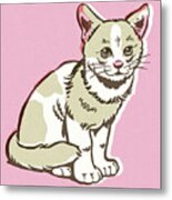 Cat #53 Metal Print