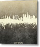 London England Skyline Metal Print
