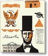 Abraham Lincoln #6 Metal Print