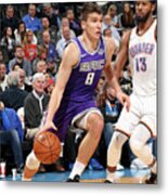 Sacramento Kings V Oklahoma City Thunder #6 Metal Print