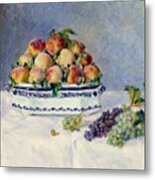 Still Life With Peaches And Grapes #6 Metal Print