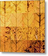 Swatches - Autumn Leaves Inspired By Gerhard Richter #7 Metal Print