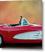 61 Vette Metal Print