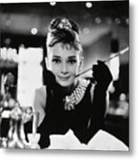 Audrey Hepburn In Breakfast At Tiffany's -1961-. #7 Metal Print