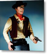 Cowboy With Gun #7 Metal Print