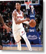 New York Knicks V Detroit Pistons #7 Metal Print