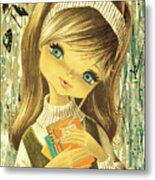 Big-eyed Girl #8 Metal Print