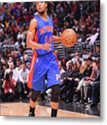 Detroit Pistons V La Clippers #8 Metal Print