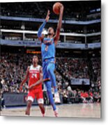 Oklahoma City Thunder V Sacramento Kings #8 Metal Print