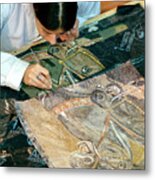 Battle Of Issus Mosaic Reconstruction #9 Metal Print