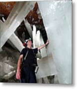 Cave Of Crystals #9 Metal Print