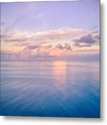 Relaxing Seascape With Wide Horizon #9 Metal Print