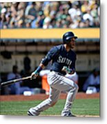 Seattle Mariners V Oakland Athletics #9 Metal Print