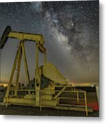 A Good Morning On The Oil Field Metal Print