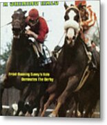 A Shining Halo Front-running Sunnys Halo Dominates The Derby Sports Illustrated Cover Metal Print