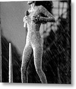 A Torrential Downpour, With Winds Metal Print