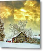 A Winter Eve Metal Print