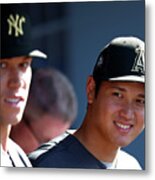 Aaron Judge And Shohei Ohtani Metal Print