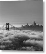 Above The Clouds Metal Print