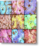 Abstract A Patchwork 1 Metal Print