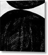 Abstract Black And White No.34 Metal Print