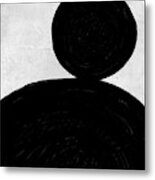 Abstract Black And White No.55 Metal Print