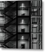 Abstract Exterior Of Modern Building Metal Print