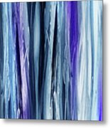Abstract Flowing Waterfall Lines I Metal Print