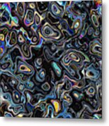 Abstract Psychedelic Pattern Metal Print
