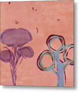 Abstract Trees - S02v2t08v2b Metal Print