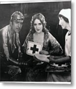 Actors Mary Pickford And Douglas Metal Print
