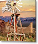 Aermotor Windmill Metal Print
