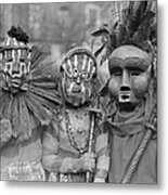 African Masks Metal Print