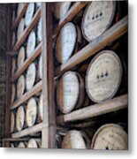 Aging Bourbon At Woodford Reserve Metal Print