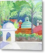 Ajijic Rooftops Metal Print