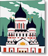 Alexander Nevsky Cathedral Metal Print