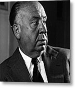 Alfred Hitchcock Metal Print