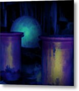 Alien Portals Metal Print