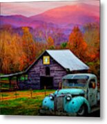 All American Chevy Metal Print