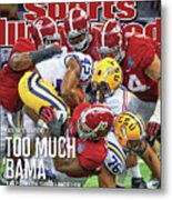 Allstate Bcs National Championship Game - Lsu V Alabama Sports Illustrated Cover Metal Print