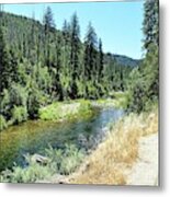 American River Turnout. Metal Print