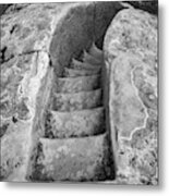 Ancient Stairs In El Morro Metal Print